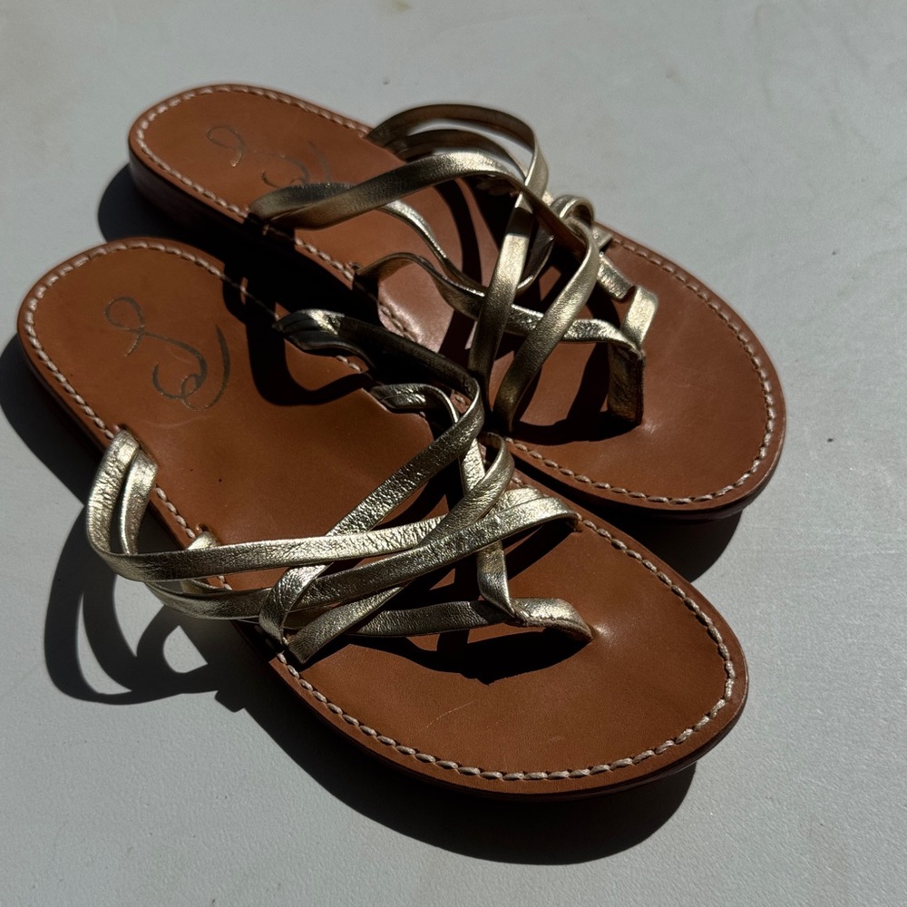 Sam Edelman sandals gold size 8